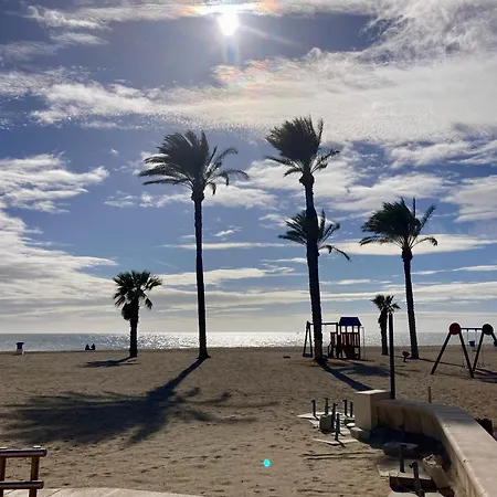 Vive La Playa A 5 Min Con Vistas-Piscina-Aire Acondicionado-Ventiladores De Techo-Wifi-Orientacion Sur Roquetas de Mar Extérieur photo