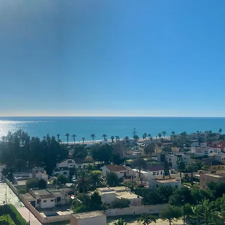 Vive La Playa A 5 Min Con Vistas-Piscina-Aire Acondicionado-Ventiladores De Techo-Wifi-Orientacion Sur Roquetas de Mar Extérieur photo