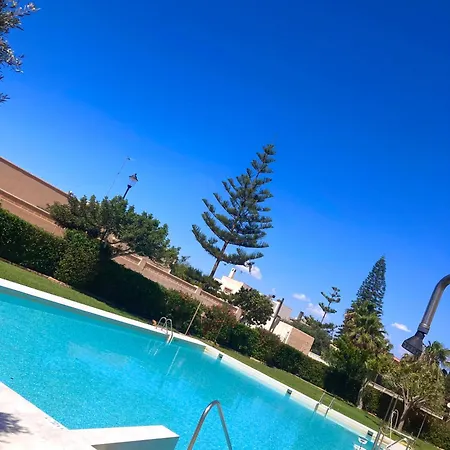 Vive La Playa A 5 Min Con Vistas-Piscina-Aire Acondicionado-Ventiladores De Techo-Wifi-Orientacion Sur Roquetas de Mar Extérieur photo