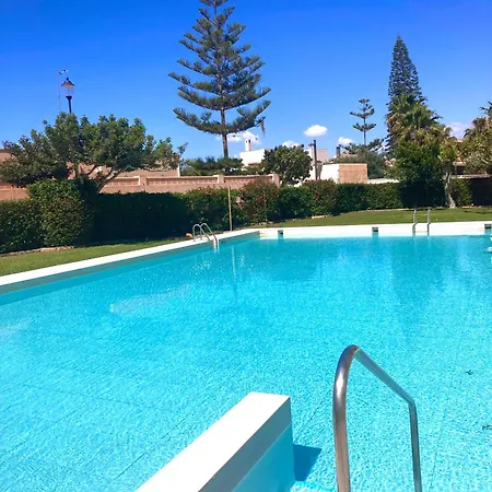 Vive La Playa A 5 Min Con Vistas-Piscina-Aire Acondicionado-Ventiladores De Techo-Wifi-Orientacion Sur Roquetas de Mar Extérieur photo