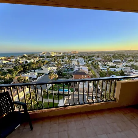 Vive La Playa A 5 Min Con Vistas-Piscina-Aire Acondicionado-Ventiladores De Techo-Wifi-Orientacion Sur Roquetas de Mar Extérieur photo