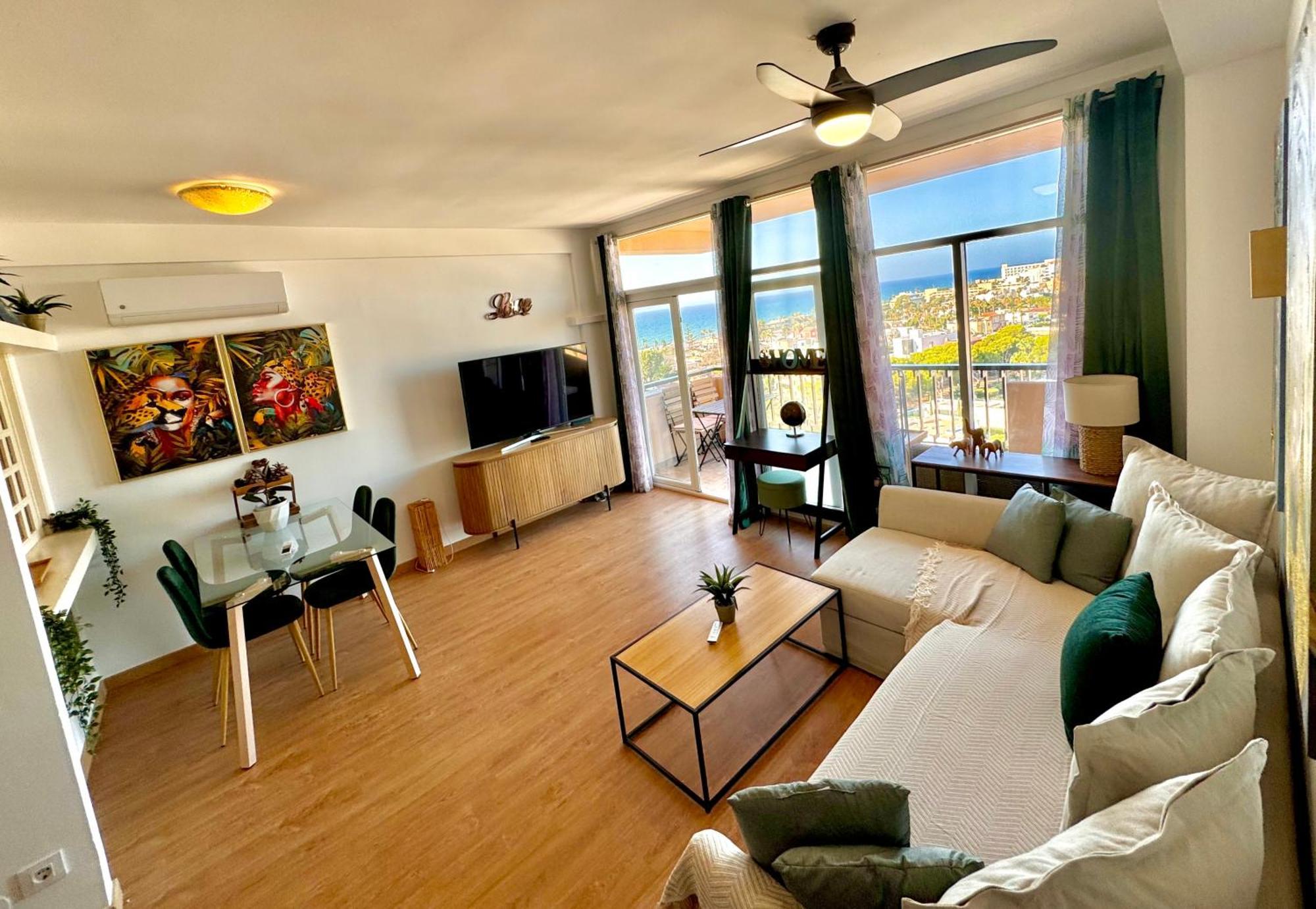 Vive La Playa A 5 Min Con Vistas-piscina-aire Acondicionado-ventiladores De Techo-wifi-orientacion Sur Apartment